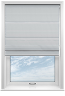 Menton, Signal Grey - Roman Blind